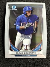 TRAVIS DEMERITTE #CTP-54 2014 Bowman Draft Chrome QTY Texas Rangers