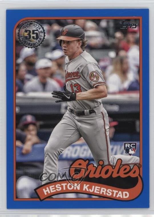 2024 Series 2 1989 Topps Baseball Blue Heston Kjerstad #89B2-18 Rookie RC g2u