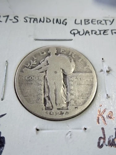 1927-S 25C Standing Liberty Quarter Key Date