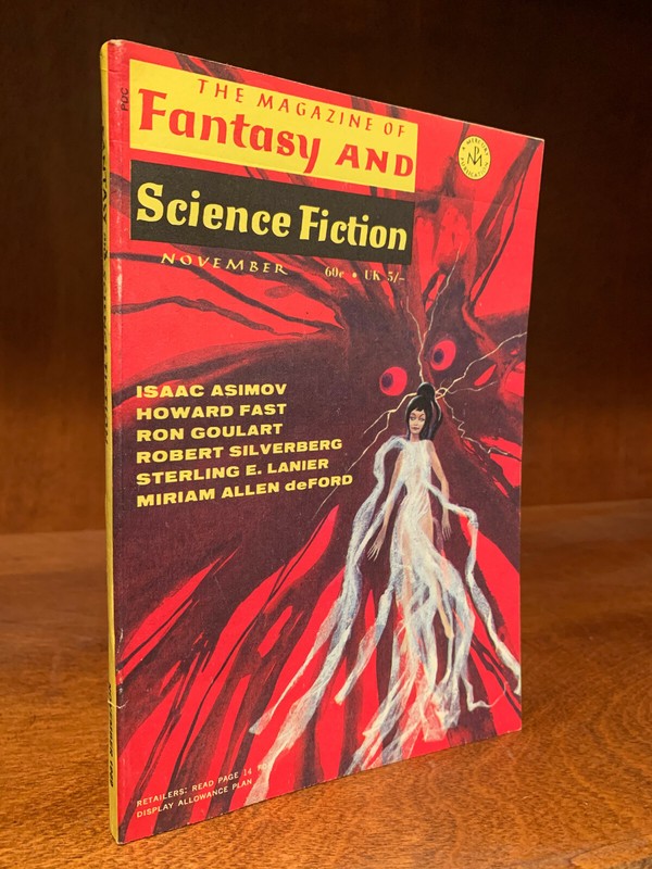 Robert Silverberg Magazine of Fantasy & Science Fiction November 1969 AS NEW 