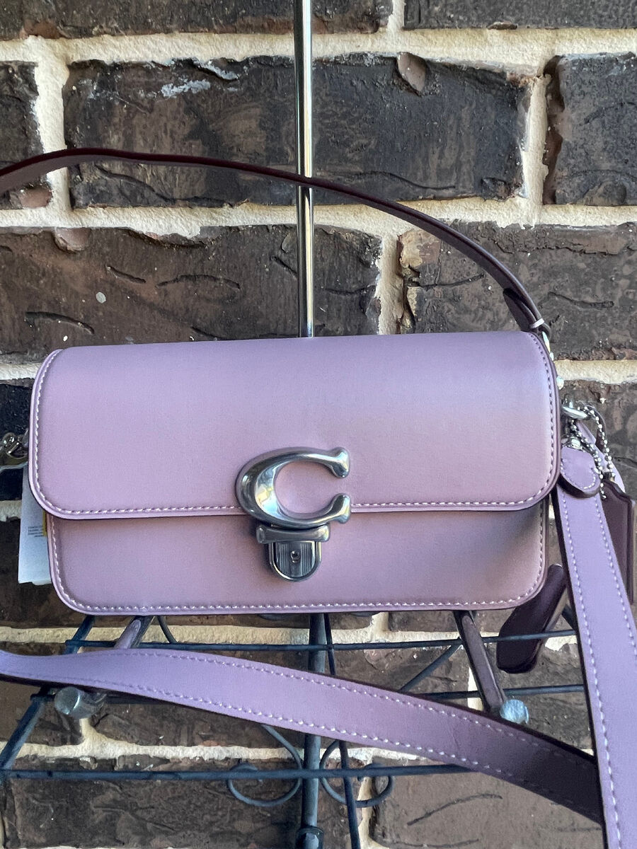 NWT Coach Faded Purple Leather Studio Baguette Crossbody NWT Coach Faded Purple Leather Studio Baguette Crossbody