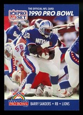 Barry Sanders-1990 Pro Set Pro Bowl #413 Lions