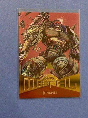 1995 Fleer Marvel Metal Base #048 #48 JUNKPILE Combo Ship NM or Better  