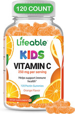 DOCTOR'S FINEST Vitamin C Gummies for Kids - Vegan, GMO Free Gluten Free - ...