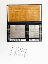 Surface Roughness Comparator Standards Specimen Scale Sets with 30 Specimens