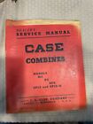 Vintage Binder Book Dealers Service Manual Case Combines Farm Tractors Equipment