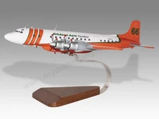 Douglas DC-7 DC-7B Erickson Aero Tanker 66 Desk Wood Airplane Model Large 1/100