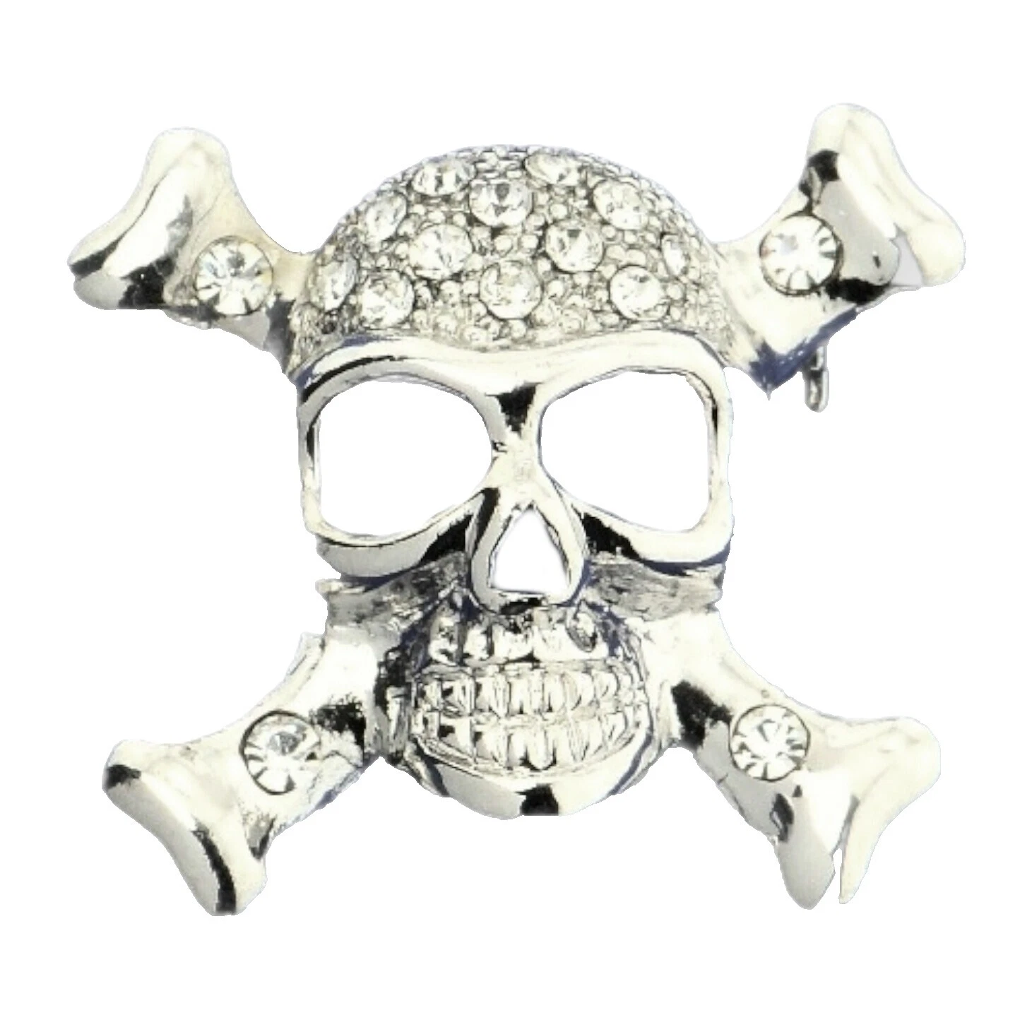 Esqueletos y calaveras Plateado Prendedores y broches de Moda