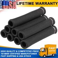8pack Spark Plug Heat Protector Insulating Fire Sleeve Spark Plug Wire Protector