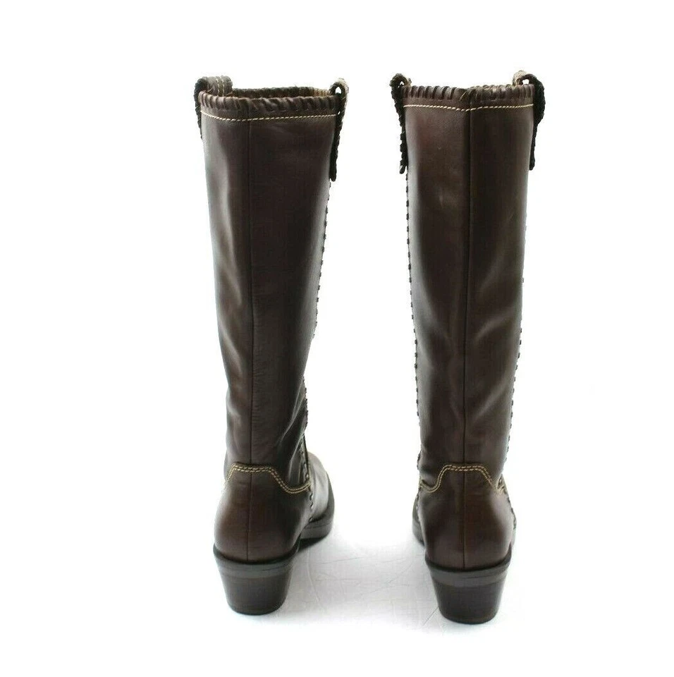 Botas de cuero marrón para mujer Yellow Box Brooke talla 5,5 Foto 4 de 4