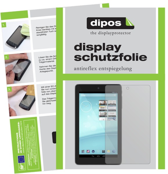 2X Schutzfolie FüR Trekstor Surftab Breeze 7.0 Quad Matt Displayschutzfolie-image