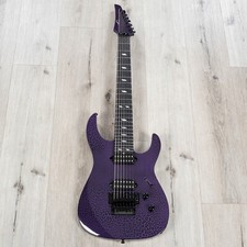 Legator N7fr Ninja 7-string Guitar, Ebony Fretboard, Floyd Rose, Purple Crackle