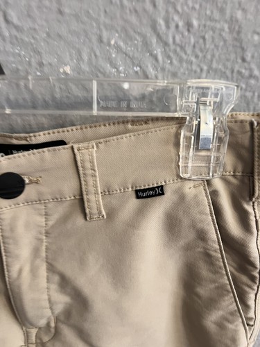 Hurley Youth Hybrid Shorts Boys Size 18 Beige - Picture 5 of 6