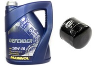 5 Liter MotoröL Set 10W40 ÖLfilter SM121 FüR Mazda Premacy Mitsubishi Subaru