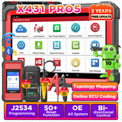 2026 LAUNCH X431 PRO 5 OBD2 Diagnosegerät ECU Programmie+X-PROG 3 BST360 VSP600