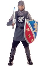 Valiant Knight Gladiator Renaissance Child Costume Size Large 10/12