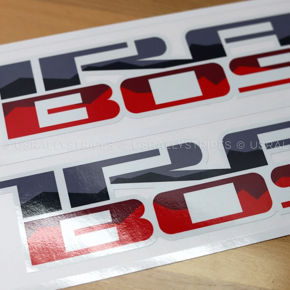 Set of 2: Trail Boss decal for 2019-2020 Chevrolet Silverado GM non OEM - Изображение 4 из 4