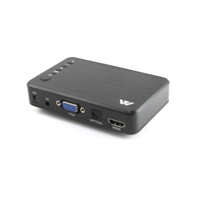 Full HD 1080P USB External HDD/SD Media Player VGA HDMI MKV RMVB Audio Video