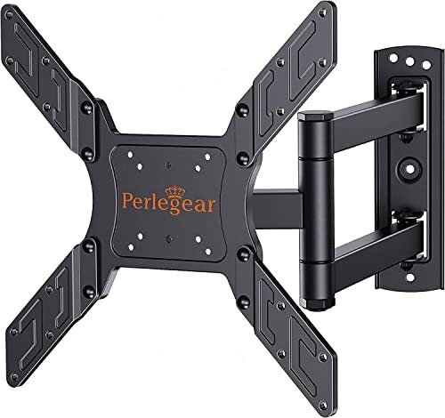 Perlegear TV Wandhalterung, Schwenkbare Neigbare TV Halterung für 26-60 Zoll Fla