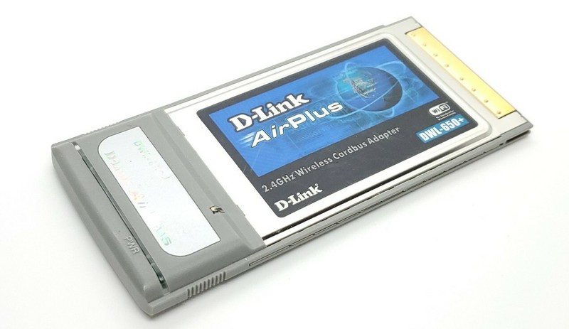 Vintage Computer - D-Link AirPlus - 2.4Ghz Wireless Cardbus - PCMCIA - Used