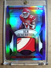 2019 Mecole Hardman Panini Certified NG Mirror Purple Logo Patch RC /10 MINT 🔥