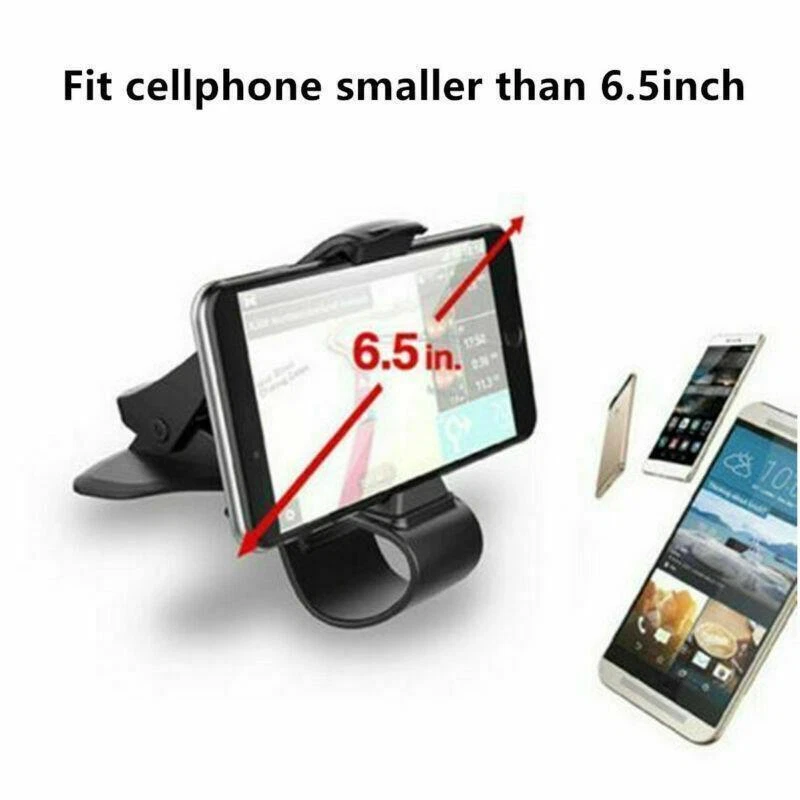 Soporte universal para tablero de instrumentos de automóvil para teléfono celular soporte de diseño HUD para teléfono GPS Foto 4 de 4