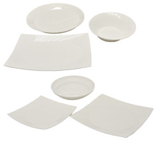 Servizio Piatti in Porcellana 21 Pezzi ETHEREAL Wedgwood Set 6 Persone Tavola