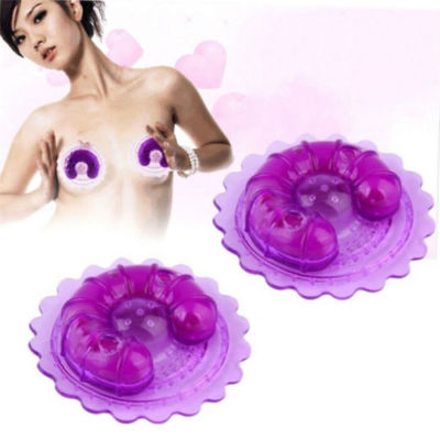 vibrating nipple pasties Rose Vibrating Nipple Clamps: BDSM Nipple Sex Toy main image 0