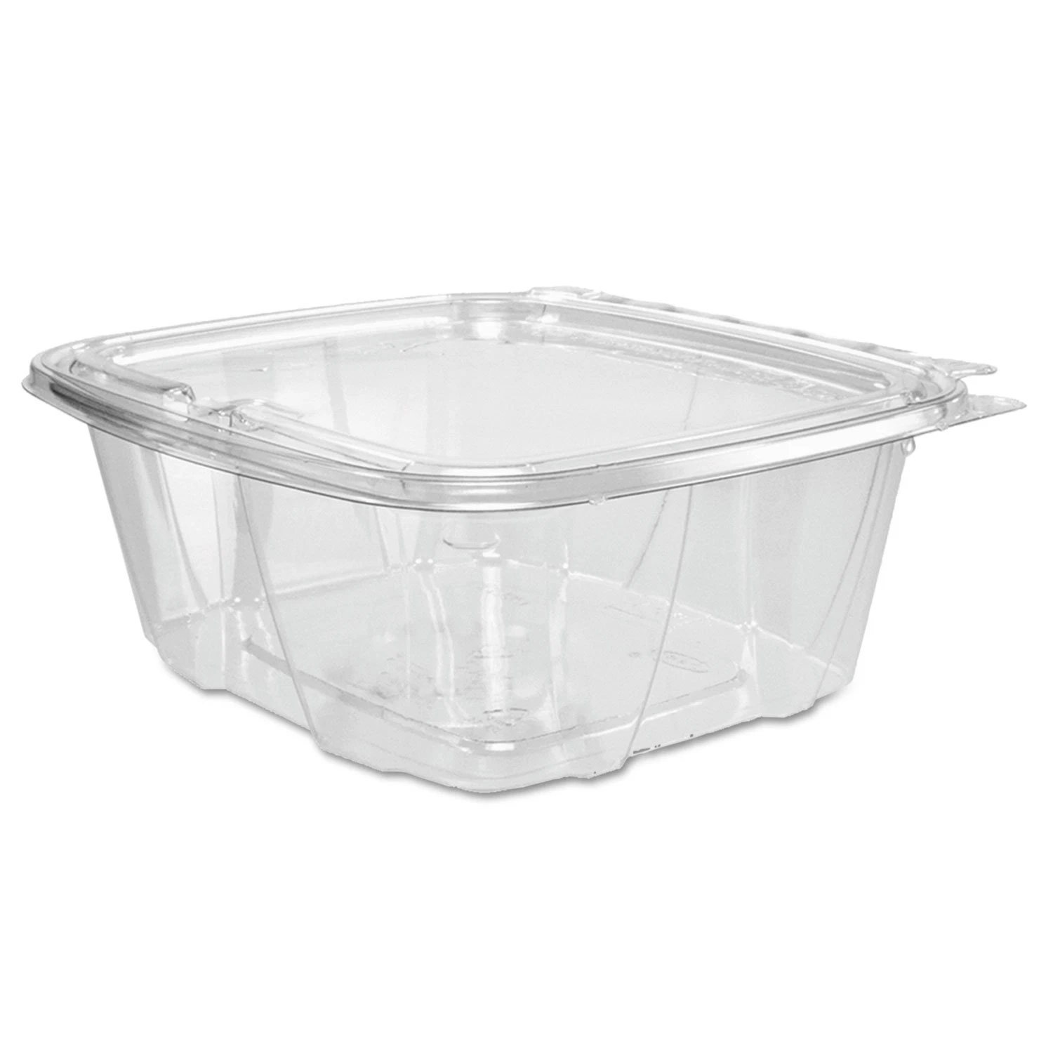 32 Oz Clear Tamper-Evident PET Containers with Hinged Lids - 200 Count