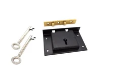 Half Mortise Lock Chest Trunk X-Large Box Lock Heavy Duty Cabinet Lock 2 Keys