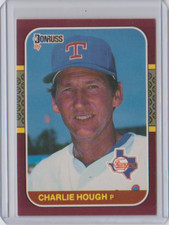 1987 Donruss Opening Day Card #178 Charlie Hough Texas Rangers
