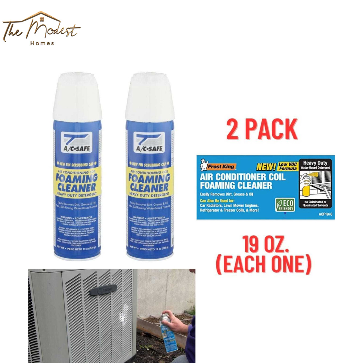 ACSafe Air Conditioner Foaming Coil Cleaner AC921 The