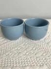 Homer Laughlin Fiesta Ware BLUE Periwinkle CHILI Bowls Set Of Two