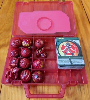 Bakugan - Lot of 34 Cards & 12 Brawlers with case | eBay