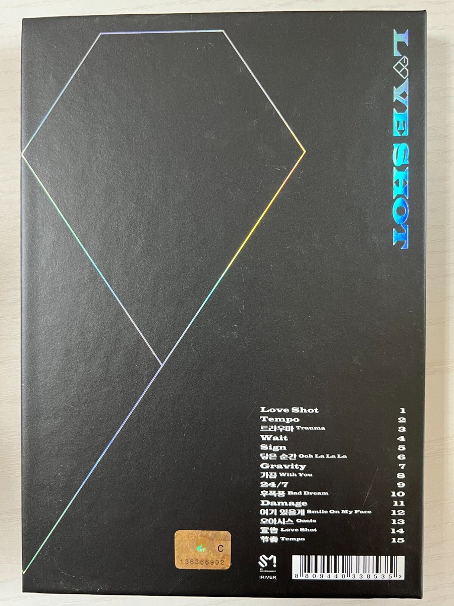 EXO [LOVE SHOT] BAEKHYUN Autographed Signed Album MINT | eBay