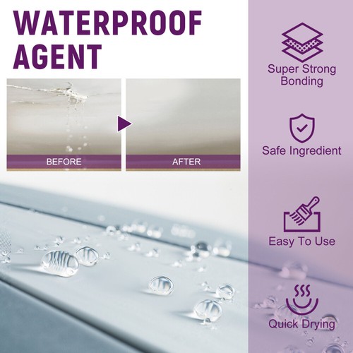 1-3X Liquid Waterproof Sealant Multi-Surface Leak Repair Indoor Coating Sealer - Picture 4 of 14