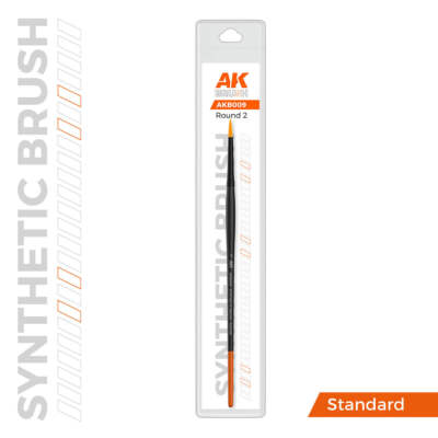 AK Interactive Synthetic Brush Round 2