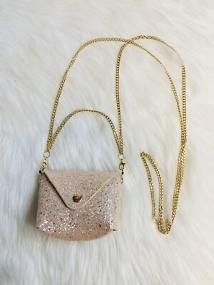 Glitter Crossbody Bags for Women Bling Purse Mini Handbag Party Bag  Champagne - Main Image