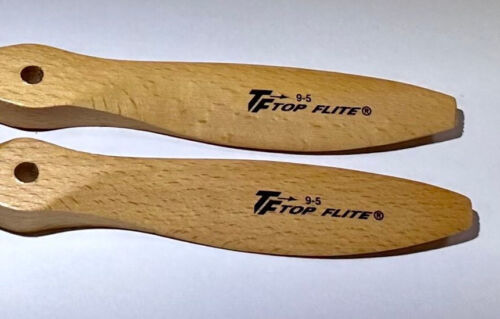 2 New Top Flite 9x5 - 9 x 5 Prop Wood Propellers - for RC Model Airplanes - Picture 2 of 2