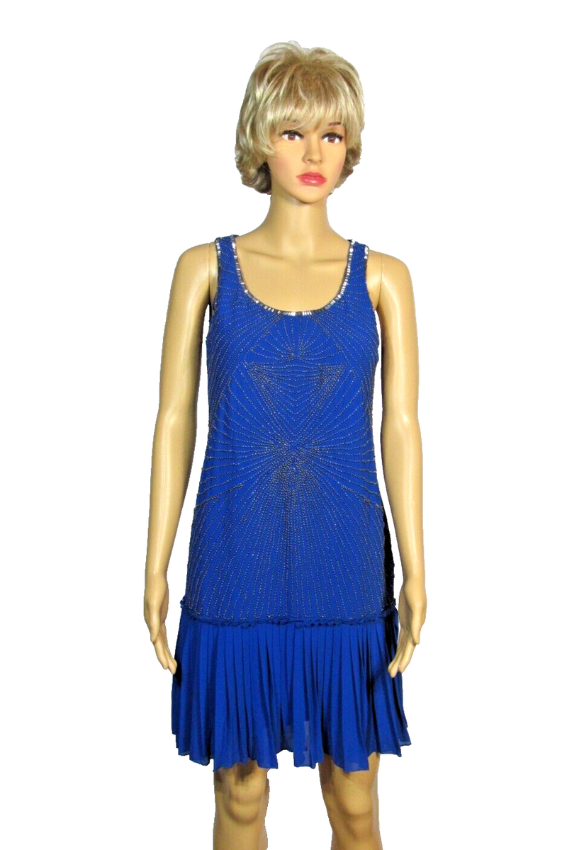 dress blue short Dark Blue V Neck Tulle Sequin Short Prom Dress, Blue Homecoming Dress US 10 / Dark Blue