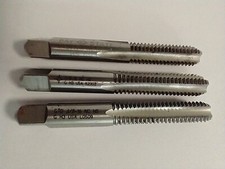 3/8"-16 HSS Bottoming Tap Lot, 1xGTD & 2xCleavland/Bay State, Made in the USA