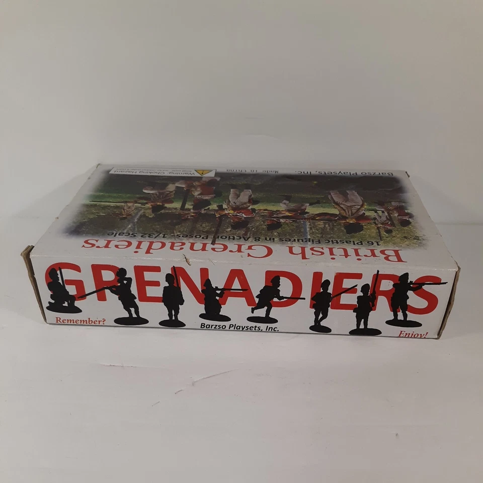 Barzso British Grenadiers 16 1/32 Scale Plastic Figures Boxed Set No. 4 - Image 4 of 4