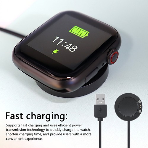 Reloj inteligente cargador rápido magnético reloj inteligente cargador cable base carga rápida - Imagen 11 de 15