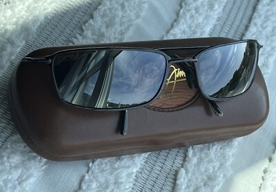 Maui Jim Pono MJ 102 02 Black Frame - Grey Polarized Lens