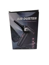 Cordless Compressed Air Duster USB Charging 6 Accessories LED Light