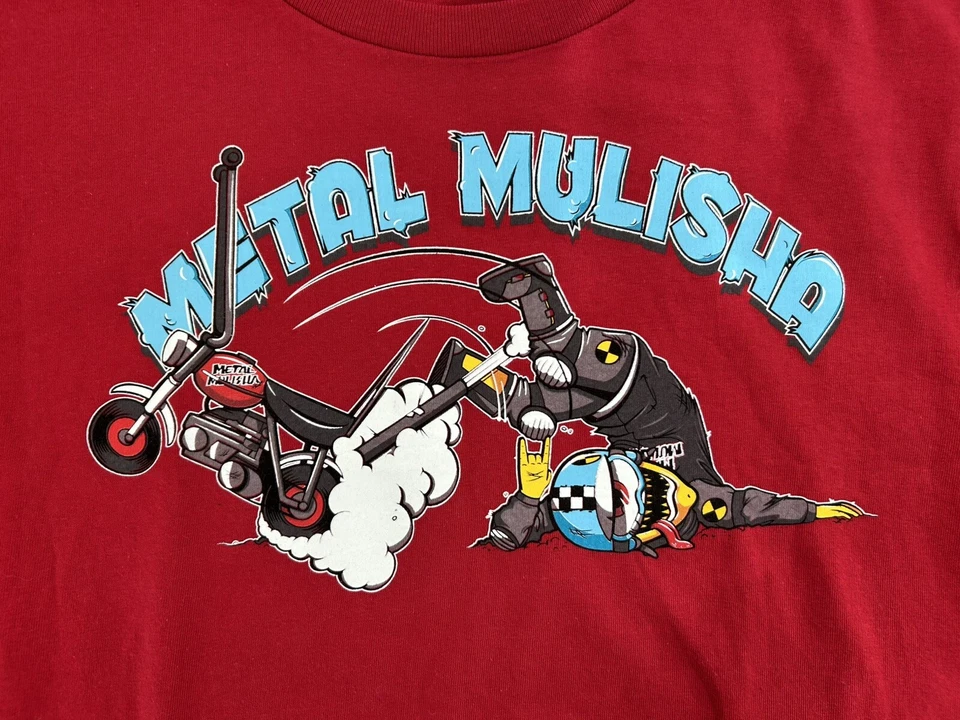 Camiseta Metal Mulisha Roja Niños XL Foto 3 de 4
