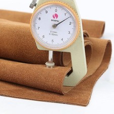 Feuille De Tissu Similicuir Brun En Suédine Pour Loisirs Créatifs DIY
