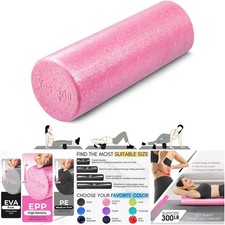High-Density EPP Round Back Roller Foam 12-36 Inch Yoga Pilates Stretching
