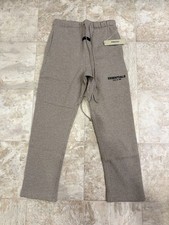 Fear of God Essentials RELAXED Sweatpants Dark Oatmeal FW22 Size S FREE SHIPPING