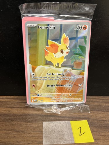 Pokemon Fennekin 080 - Black Star PROMO Sealed Chaos Rising w/ ETB Card Dividers